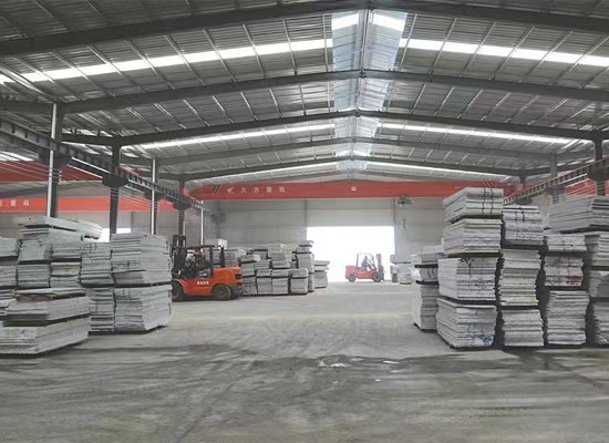 Stone block warehouse at Phoenix Power Stone factory