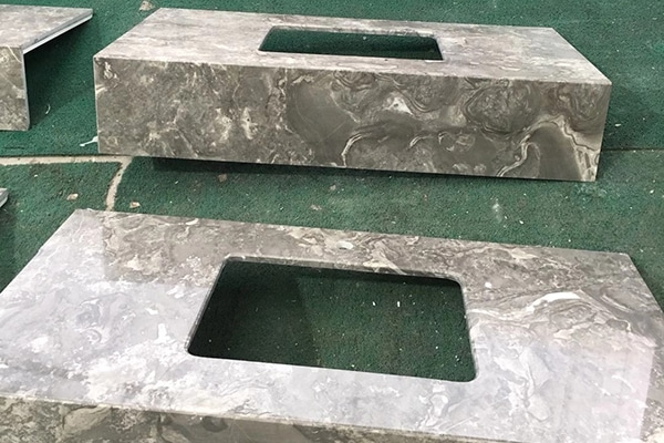 Romantic Grey Marble Countertop