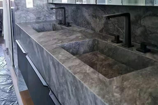 Victoria Grey Marble Countertop