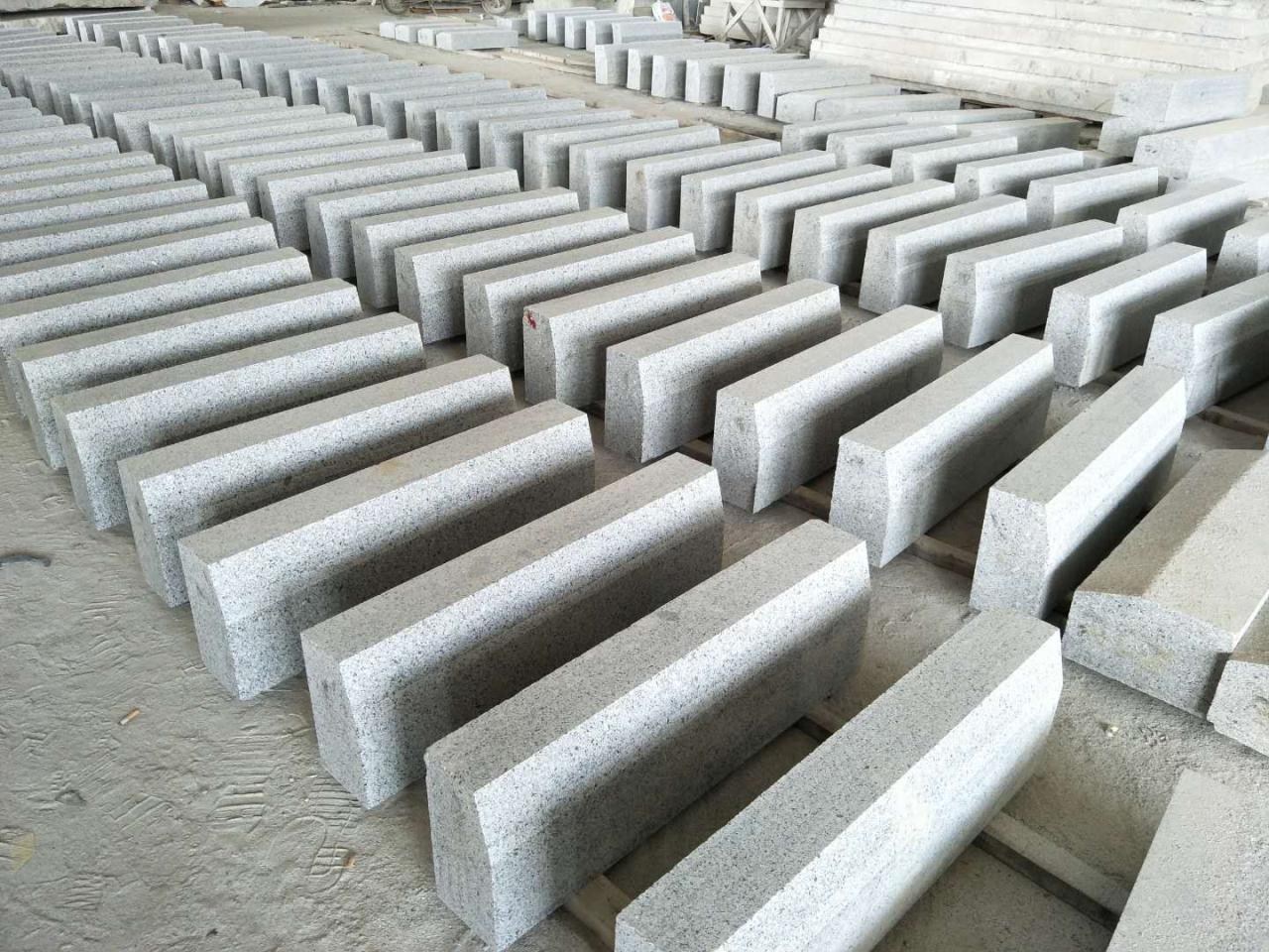 Light Grey Granite China G603 Kerbstone