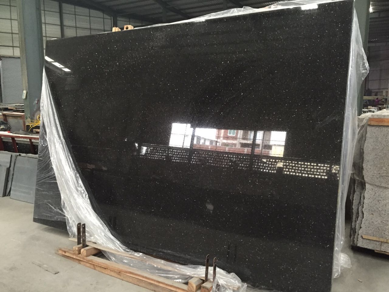 black galaxy granite supplier natural black gold