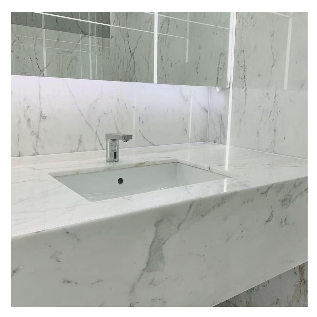 White Statuario Marble Italian Calacatta Tiles