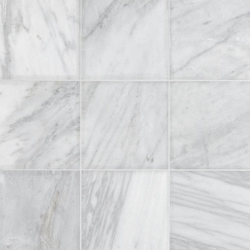 Aurora White Marble Tiles Polished For Floor