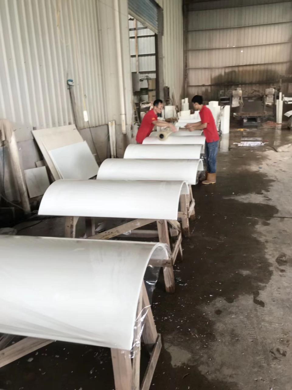 nano crystallized glass stone panel pure white artificial stone