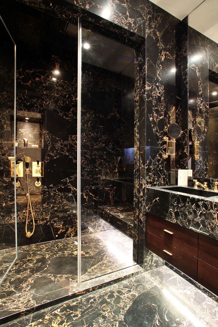 Pakistani Marble Black Gold Home Decor Gold,black