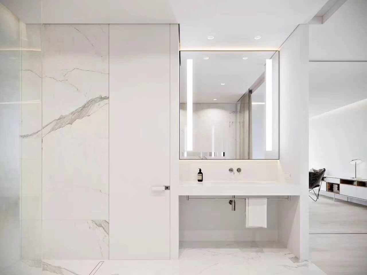 Thin Slab Marble For Sale Calacatta White Tiles