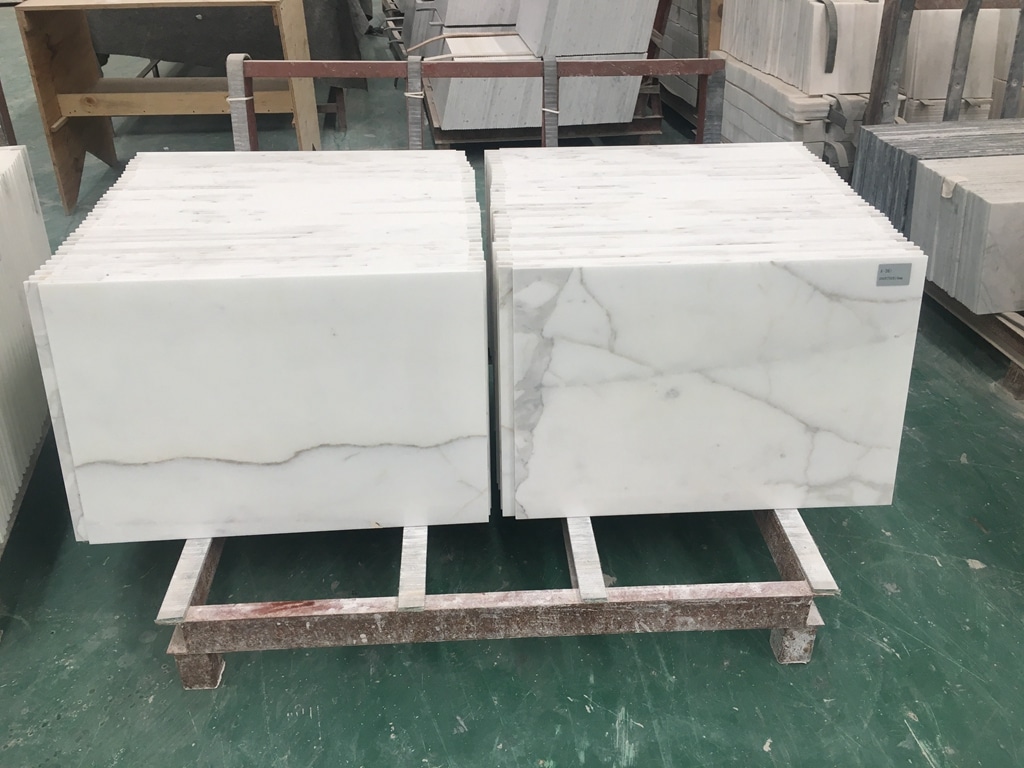 Thin Slab Marble For Sale Calacatta White Tiles