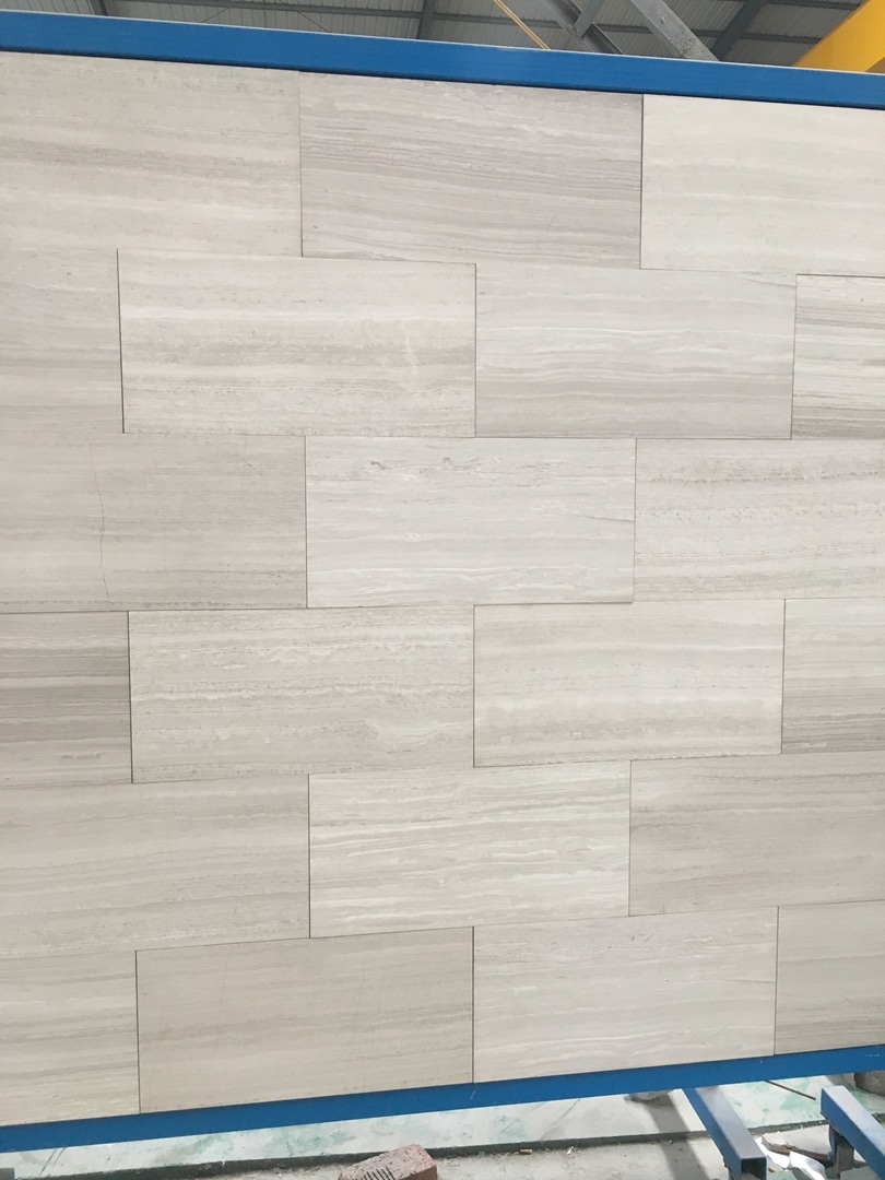 white wooden marble tiles thin slab marble