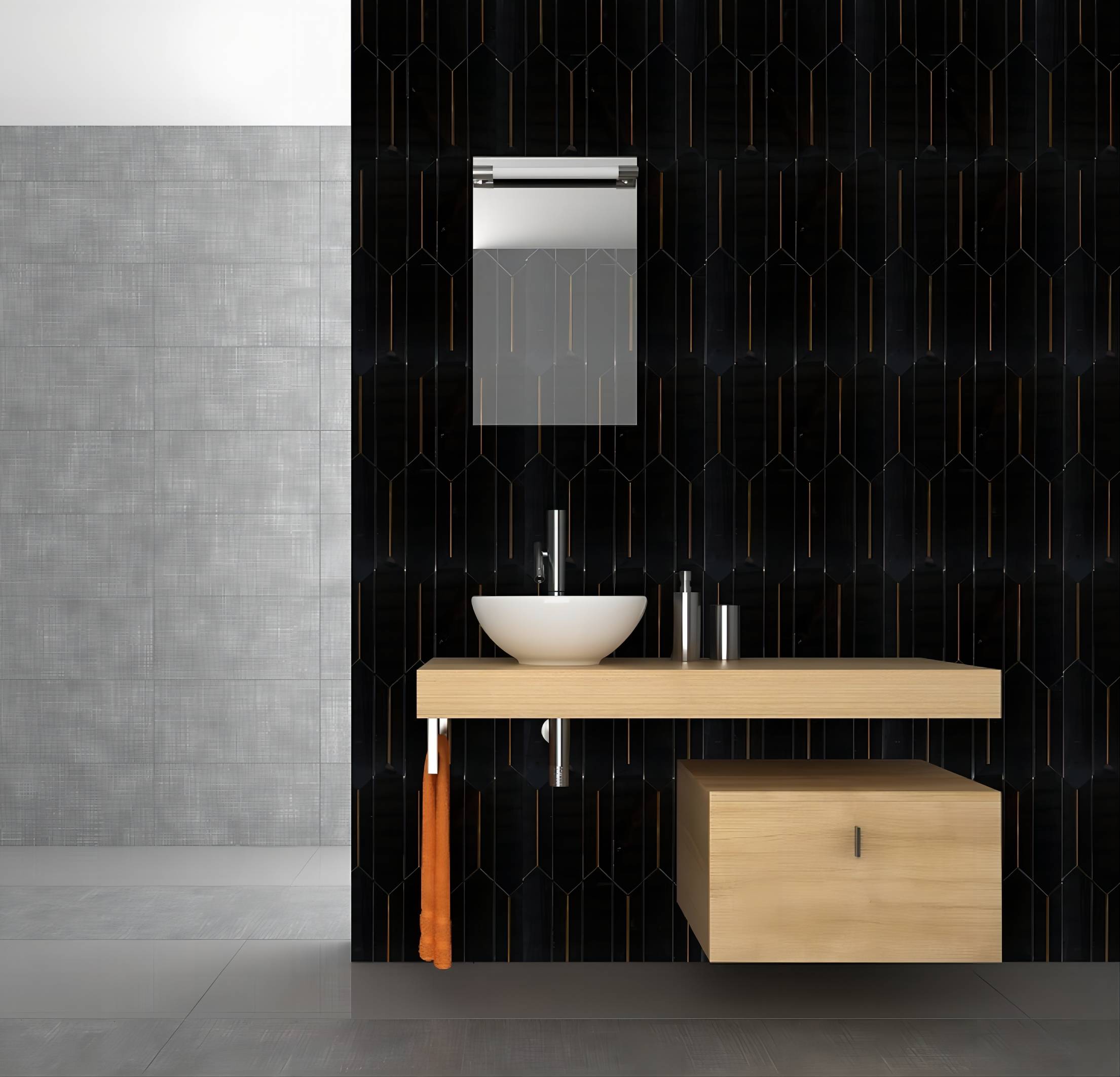 Artistic tile, Hexagon mosaic, Fashionable Waterjet Marble Mosaic Tile