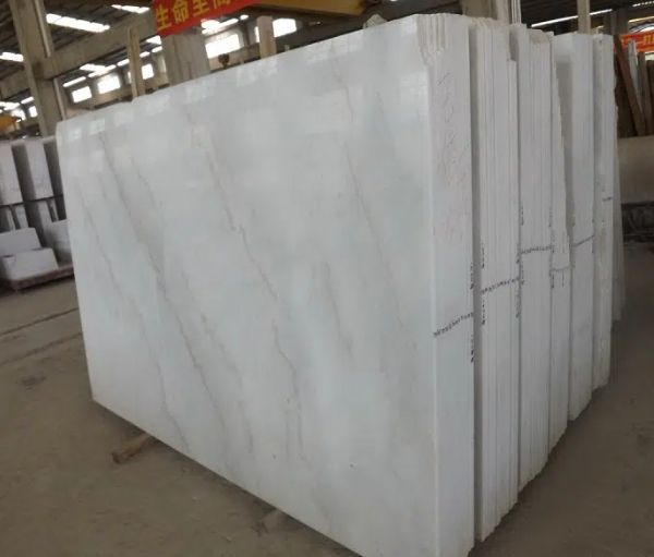 Aurora White Marble Tiles Polished For Floor