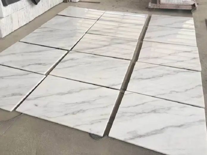 Aurora White Marble Tiles Polished For Floor