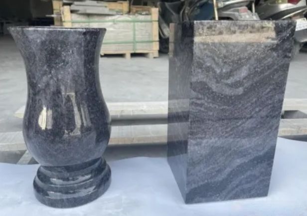 Bahama Blue Vase Wholesale Factory Producing Tombstone