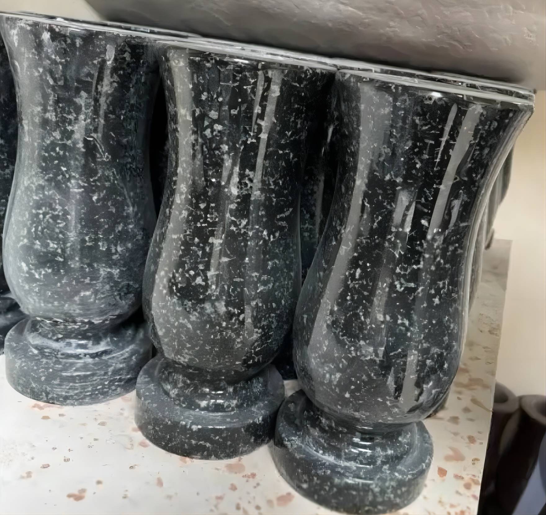 Pure Black Headstone Tombstone Monuments
