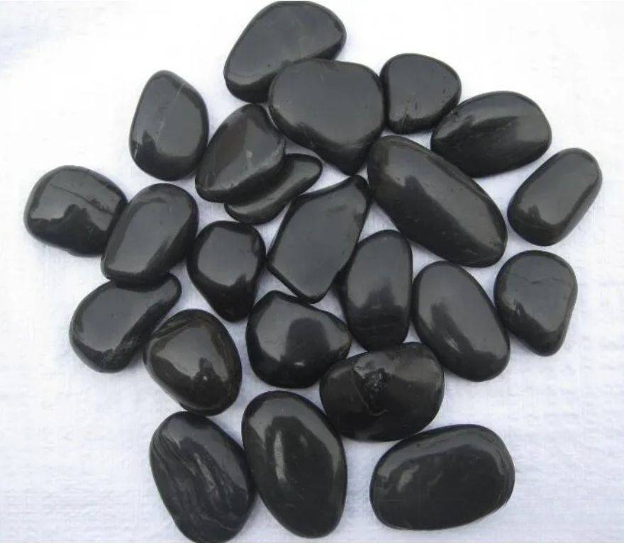 Black Color Pebble Stone