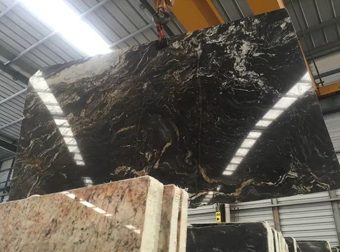 Black Galaxy Marble Cosmic