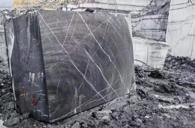 Black Marquina Marble Slab