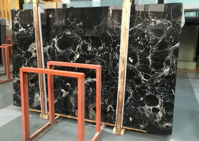 Black Rosa Marble Slab