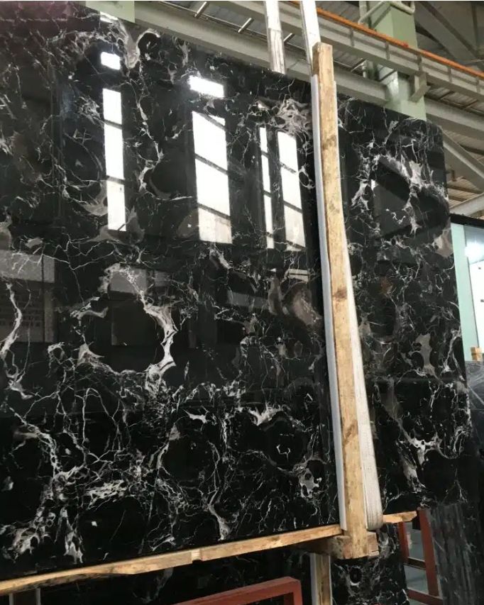 Black Rosa Marble Slab