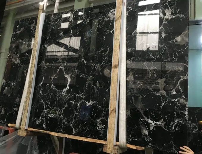 Black Rosa Marble Slab