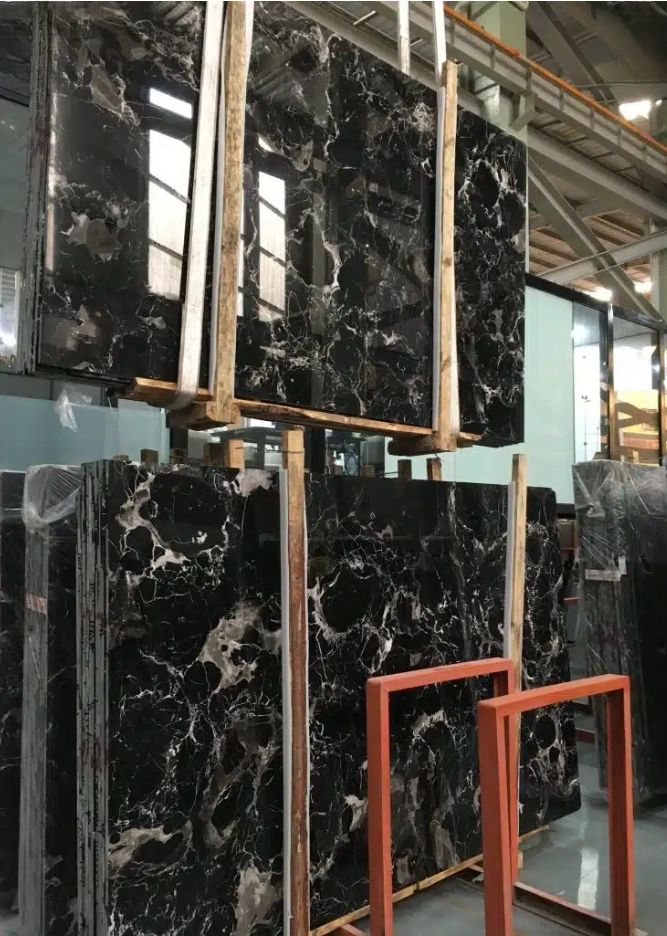 Black Rosa Marble Slab