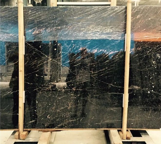 Black Zebra Marble Tiles High Quality Lawrance