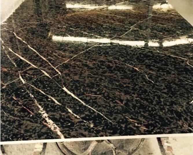 Black Zebra Marble Tiles High Quality Lawrance