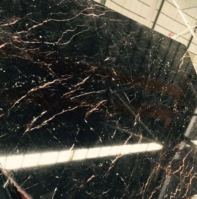 Black Zebra Marble Tiles High Quality Lawrance