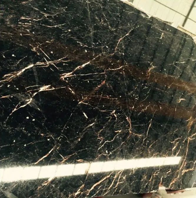 Black Zebra Marble Tiles High Quality Lawrance