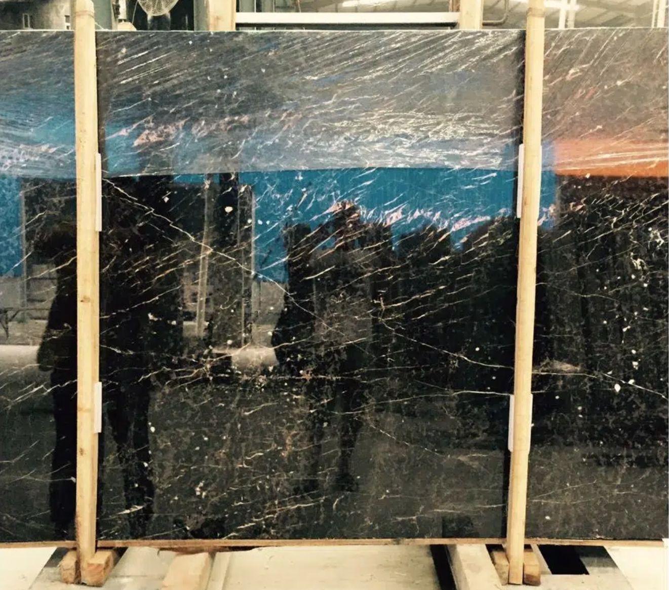 Black Zebra Marble Tiles High Quality Lawrance
