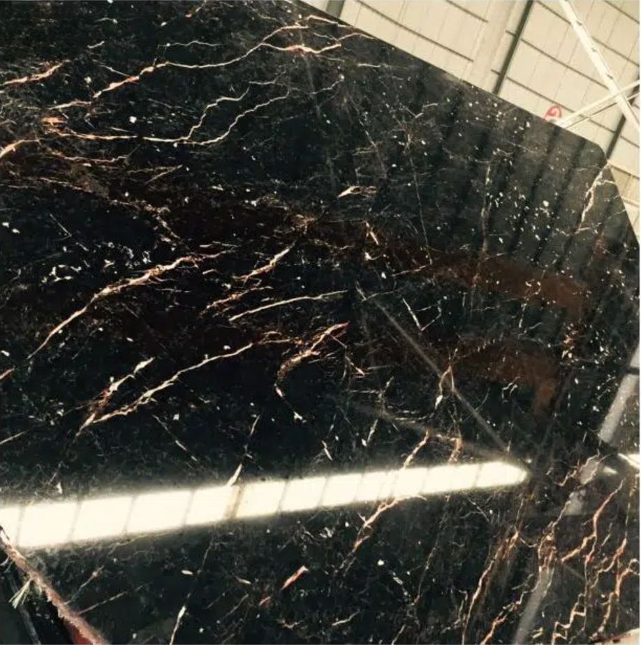 Black Zebra Marble Tiles High Quality Lawrance
