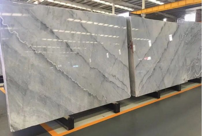 Blue Grey River Marble Slab