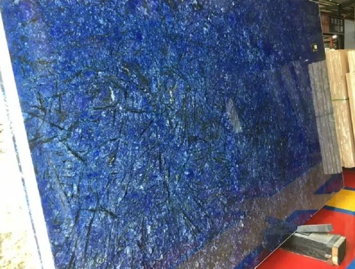Blue Marble Slab Supplier Natural Stone Wall