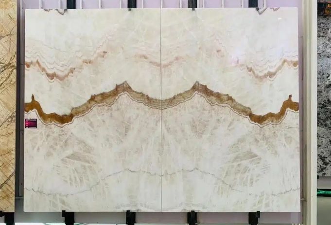 Brown Onyx Marble Slab