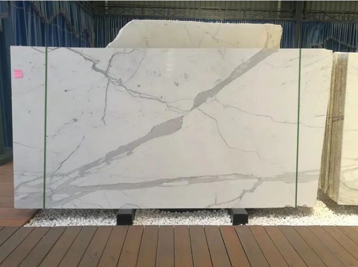 Calacata marble slabs Calacatta white marble slab price