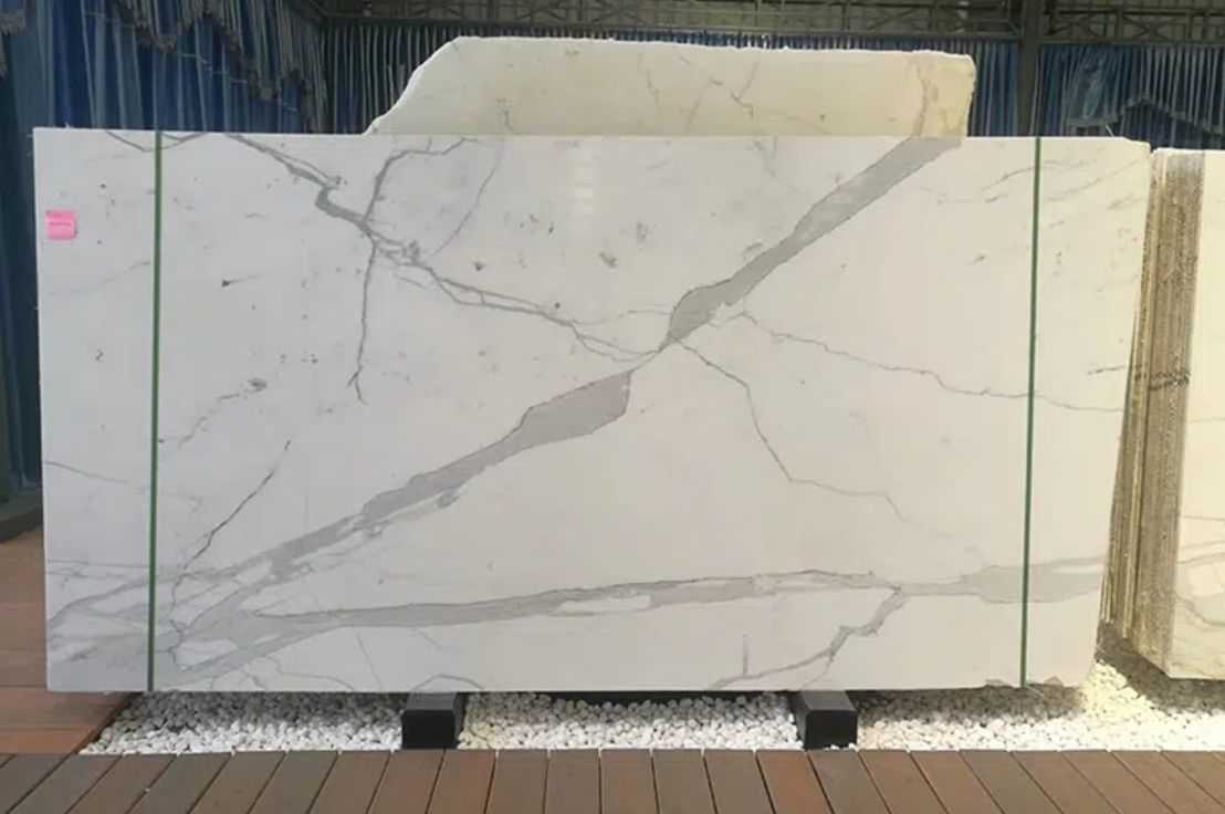 Calacata marble slabs Calacatta white marble slab price