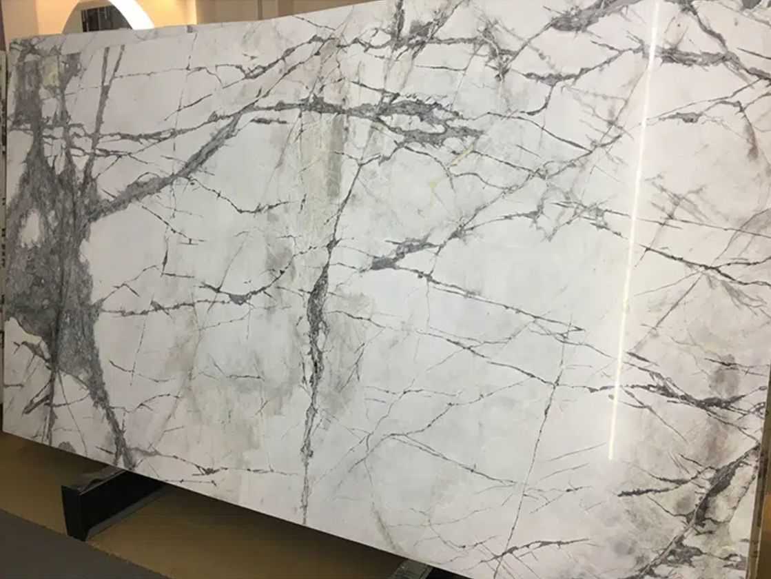 Calacatta Marble Tile Italian White Floor