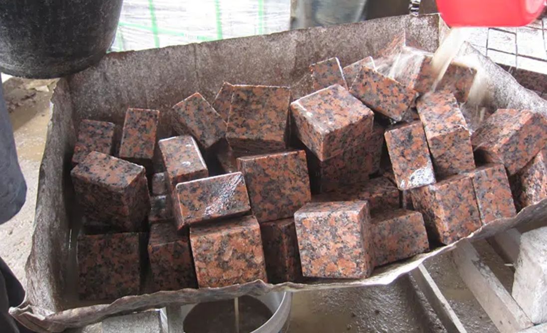 Cheap Driveway Paving Stone G562 Red Granite