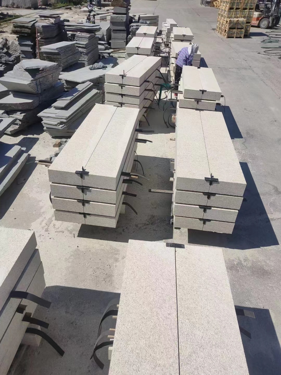 China Granit Pflastersteine Yellow Granite G682