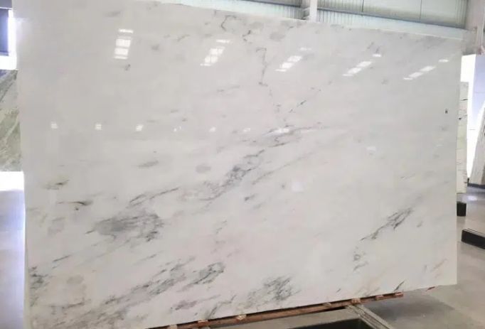 Chinese Ariston White Marble Slab
