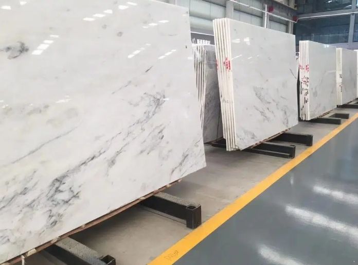 Chinese Ariston White Marble Slab