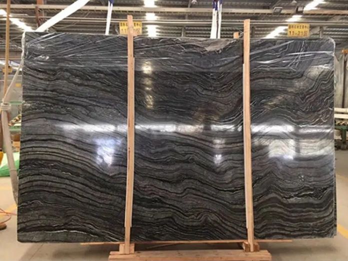 Chinese marble wooden black bamboo marble