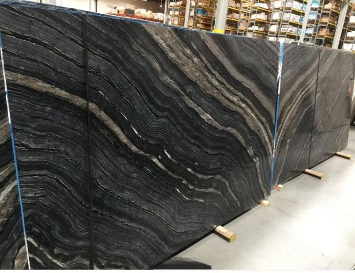 Chinese marble wooden black bamboo marble