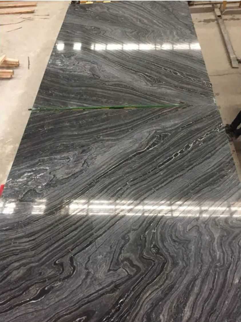 Chinese marble wooden black bamboo marble