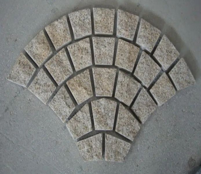 Cobble Stone Maker Yellow Granite