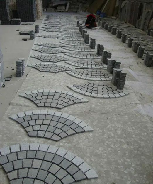 Cobble Stone Paving G684 Black Basalt