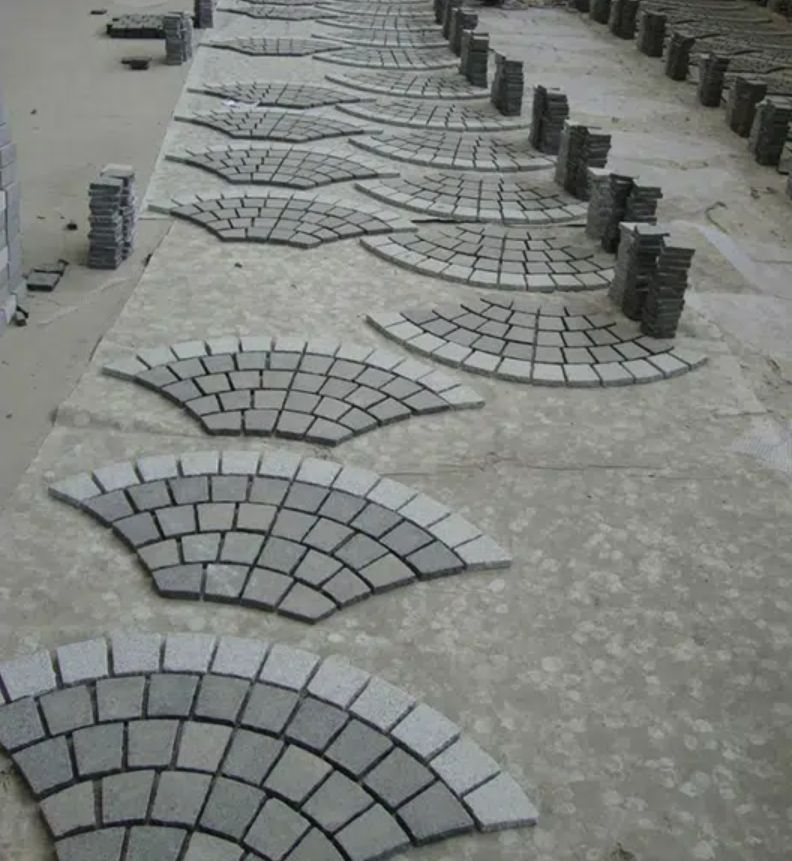 Cobble Stone Paving G684 Black Basalt