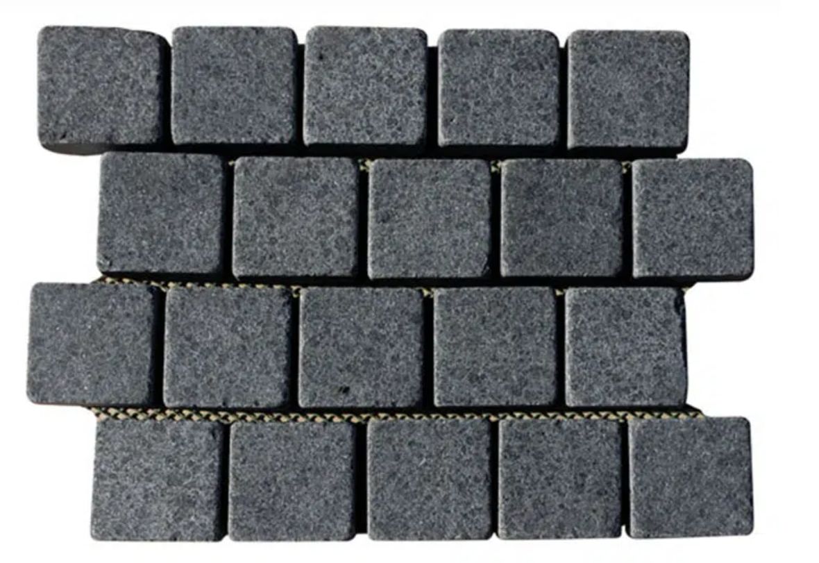 Cobble Stone Paving G684 Black Basalt
