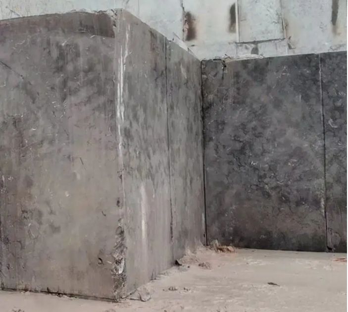 Dark emperador marble blocks