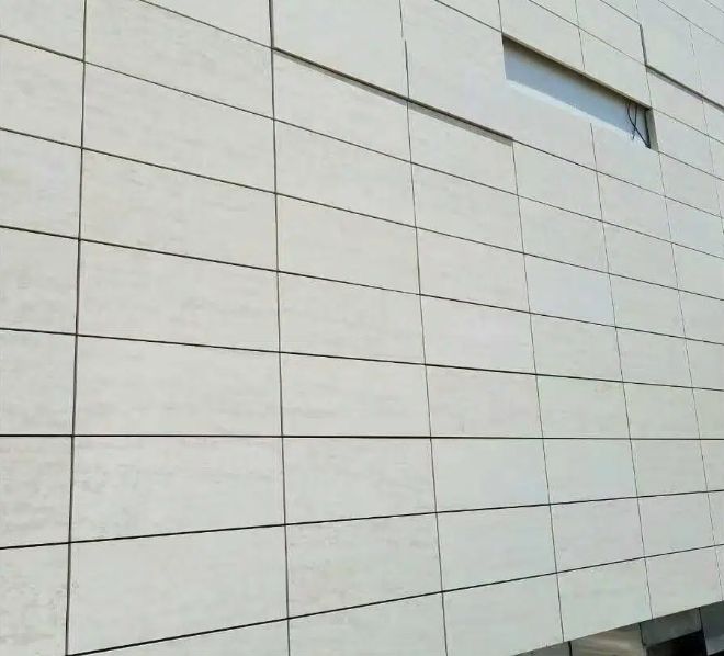 Exterior Limestone Wall Cladding Beige Granite Facade