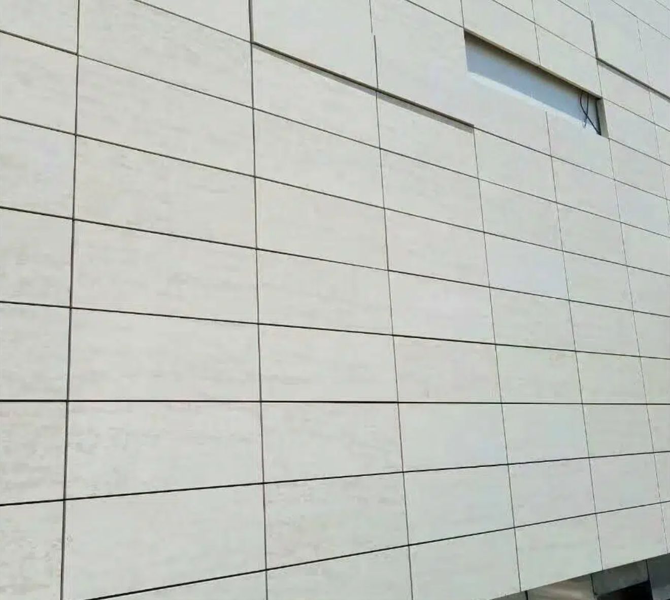 Exterior Limestone Wall Cladding Beige Granite Facade
